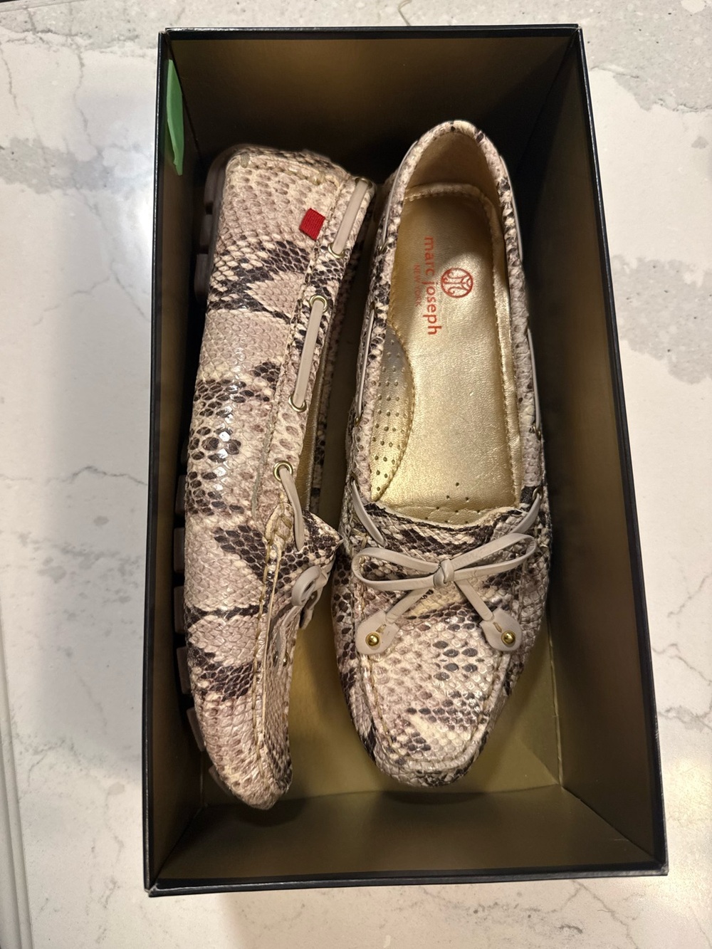 Marc Joseph New York Cypress Hill Loafer  in Snake-Print